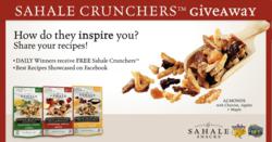 Sahale Crunchers Giveaway